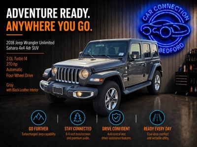 2018 Jeep Wrangler Unlimited Sahara 4x4 4dr SUV (midyear release)