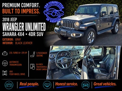 2018 Jeep Wrangler Unlimited Sahara 4x4 4dr SUV (midyear release)