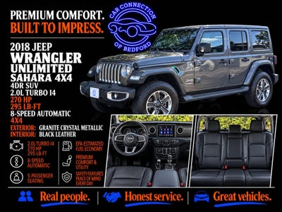 2018 Jeep Wrangler Unlimited Sahara 4x4 4dr SUV (midyear release)