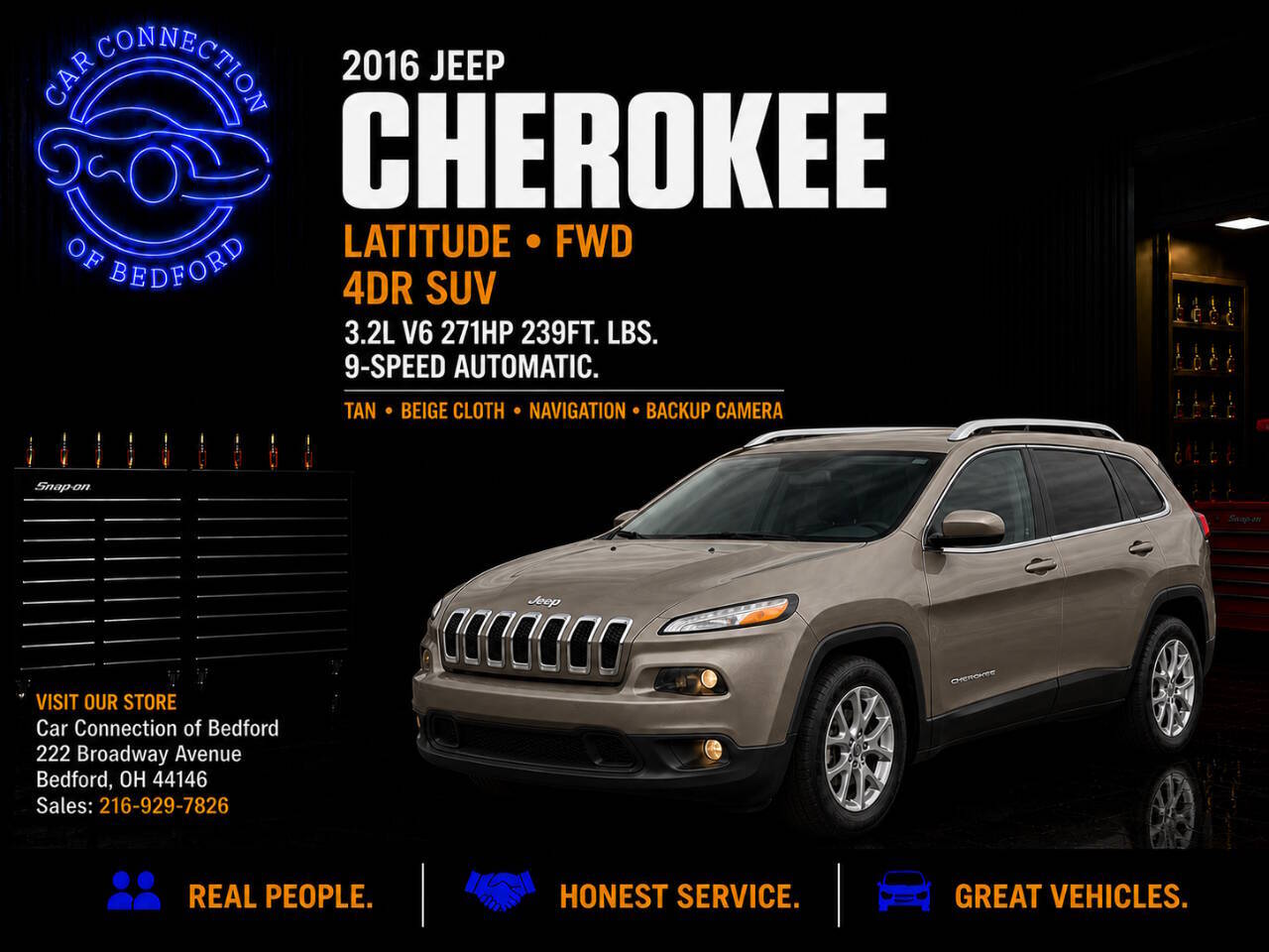 2016 Jeep Cherokee Latitude 4dr SUV