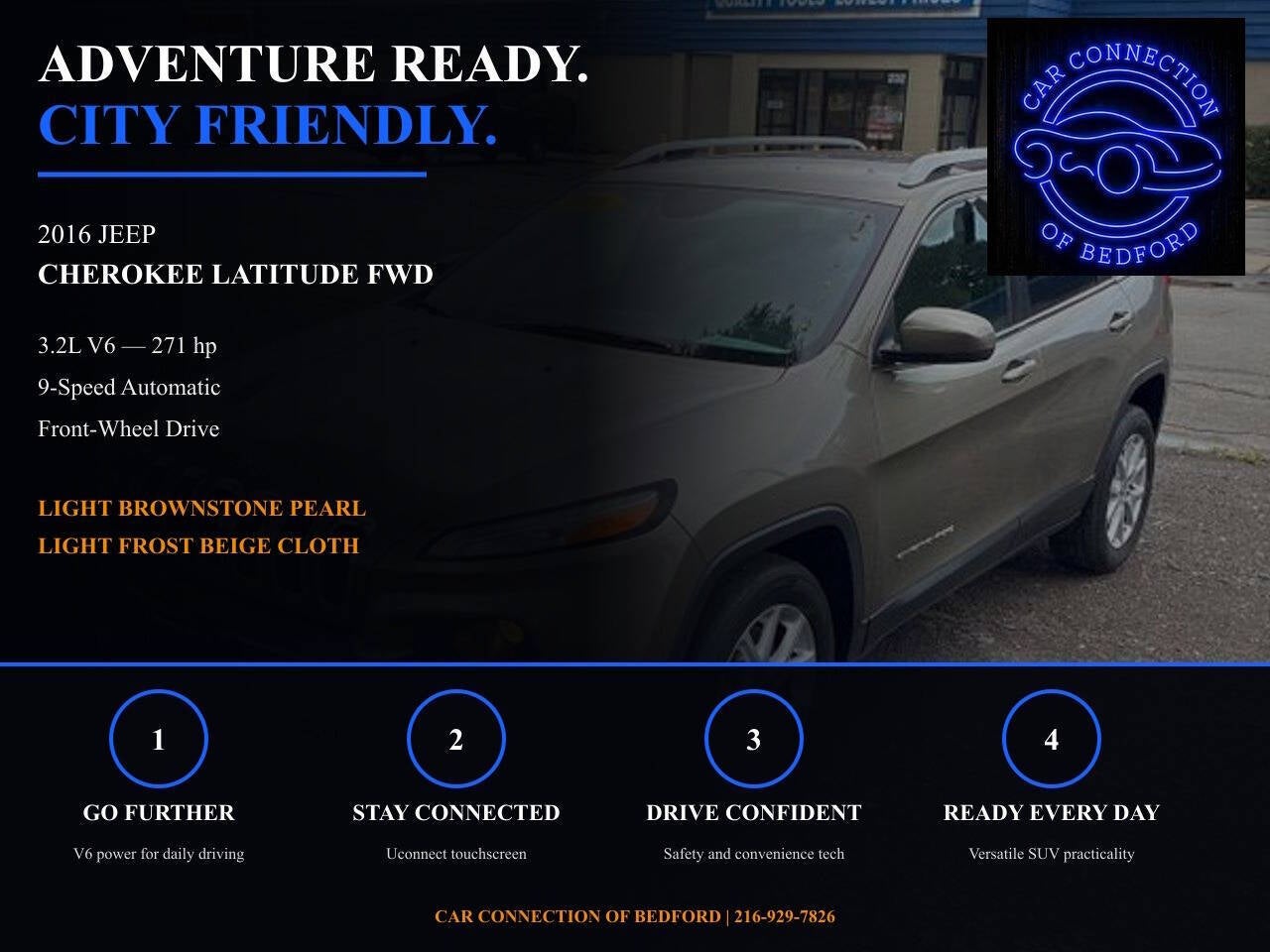 2016 Jeep Cherokee Latitude 4dr SUV