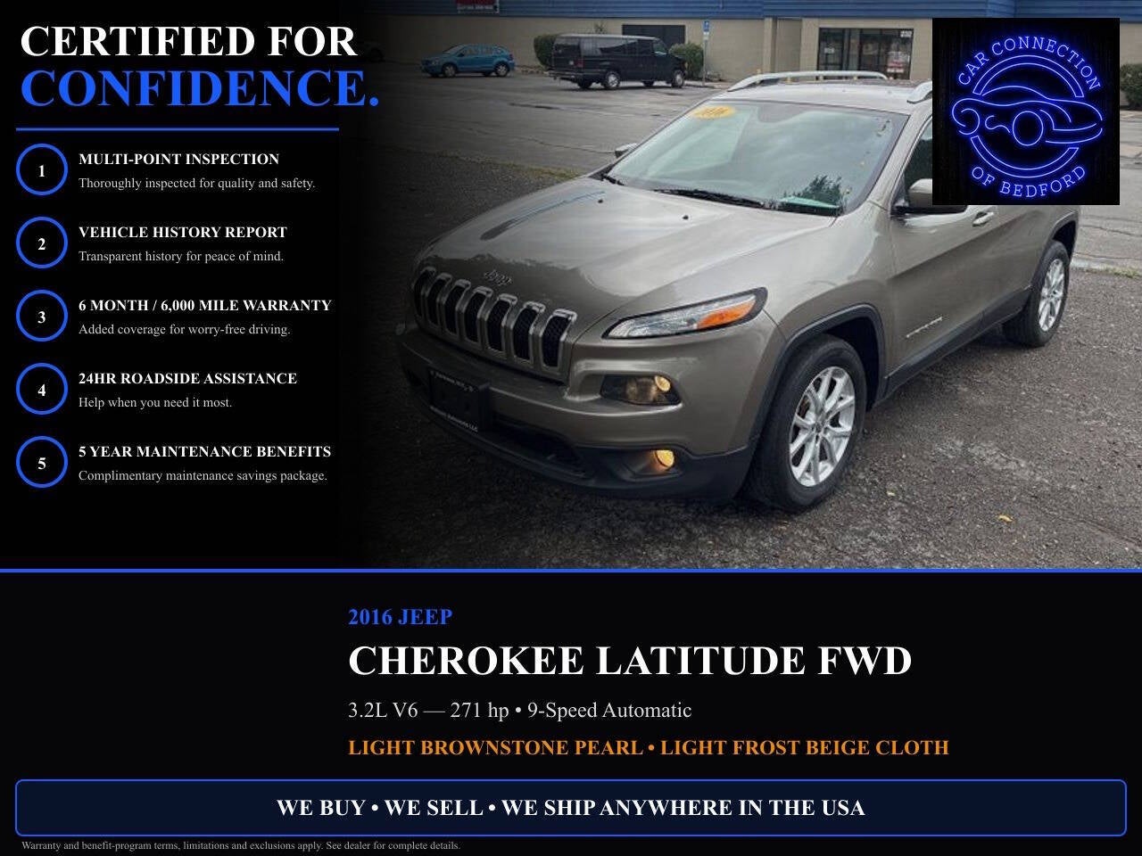 2016 Jeep Cherokee Latitude 4dr SUV