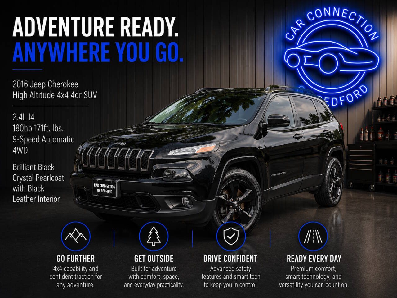 2016 Jeep Cherokee High Altitude 4x4 4dr SUV
