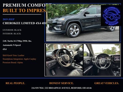 2019 Jeep Cherokee Limited 4x4 4dr SUV