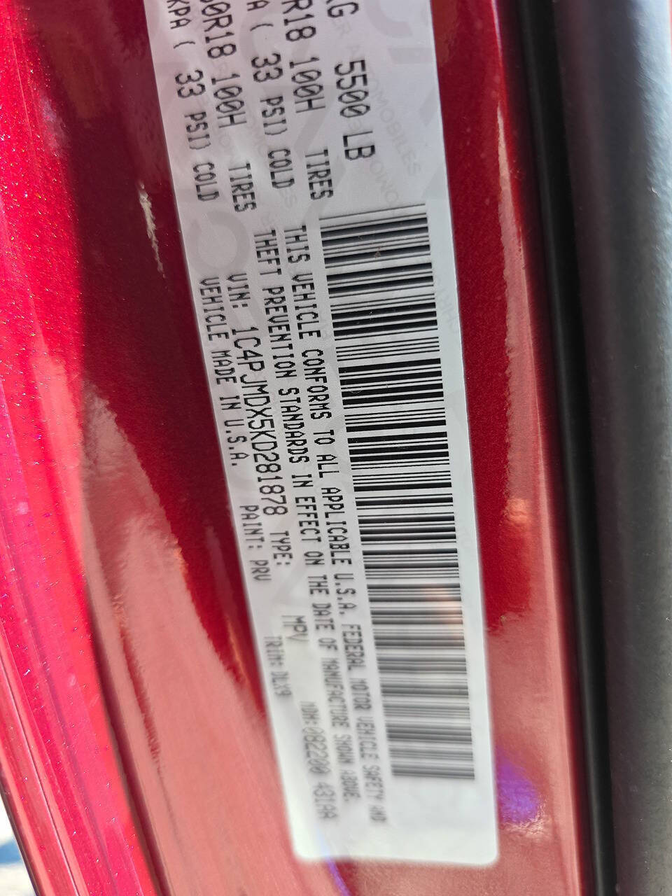 2019 Jeep Cherokee Limited 4x4 4dr SUV