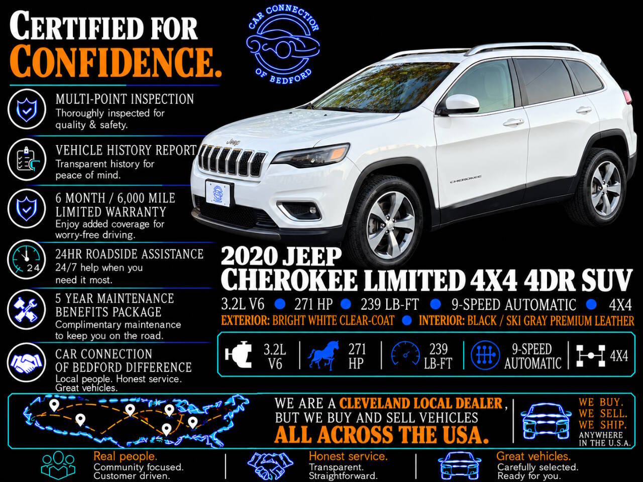 2020 Jeep Cherokee Limited 4x4 4dr SUV
