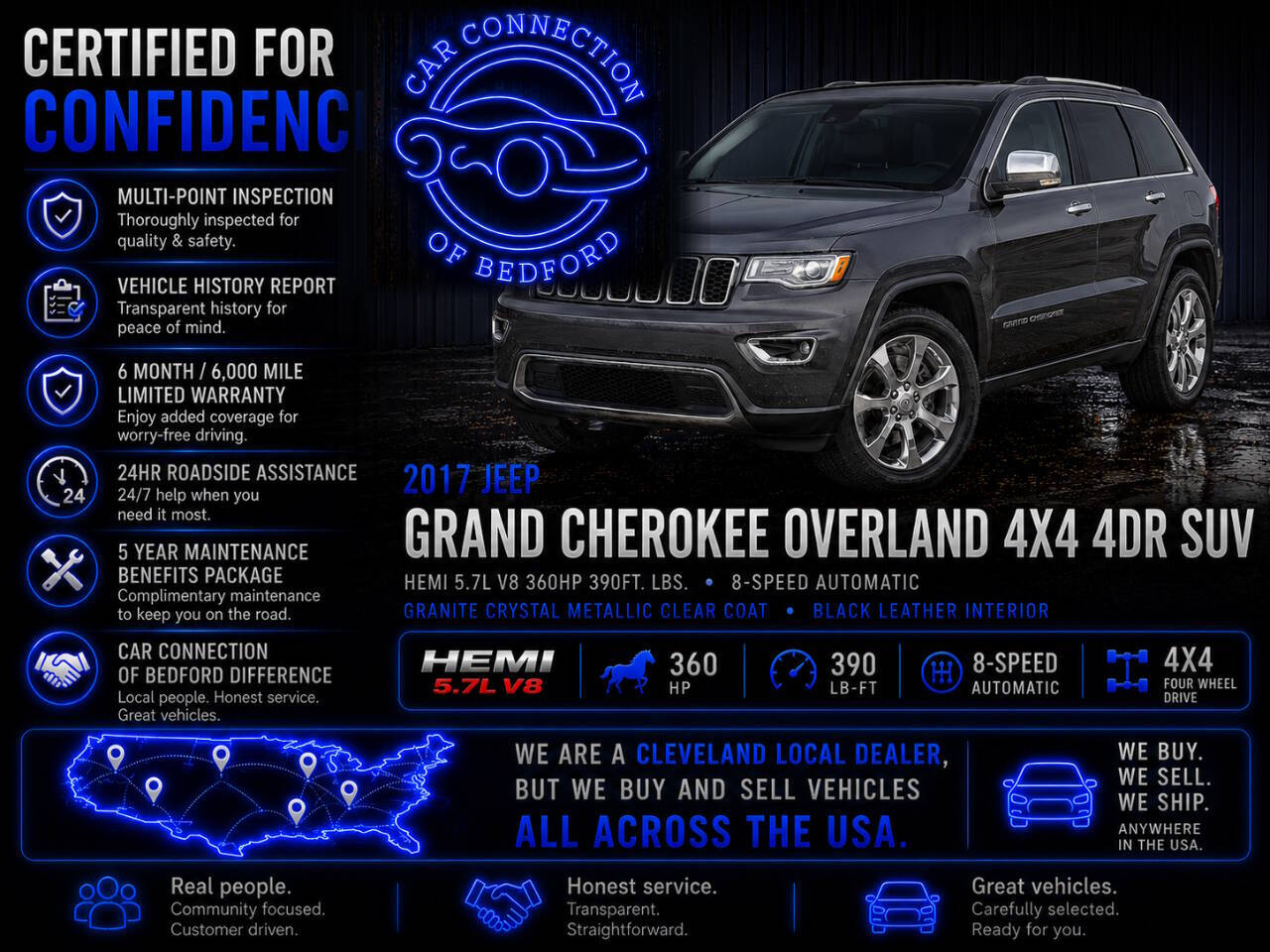 2017 Jeep Grand Cherokee Overland 4x4 4dr SUV