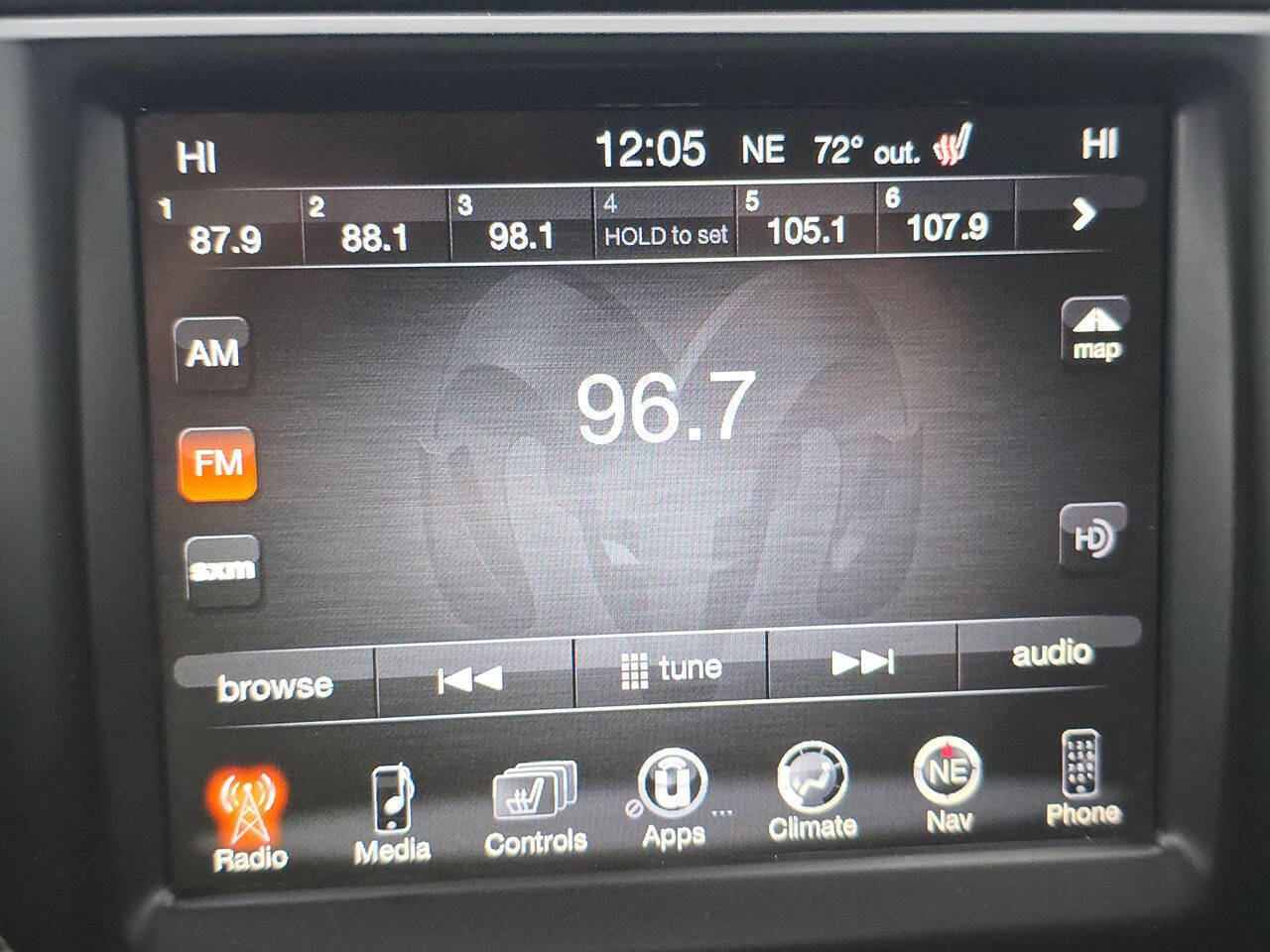 2017 RAM 1500 Night 4x4 4dr Crew Cab 5.5 ft. SB Pickup