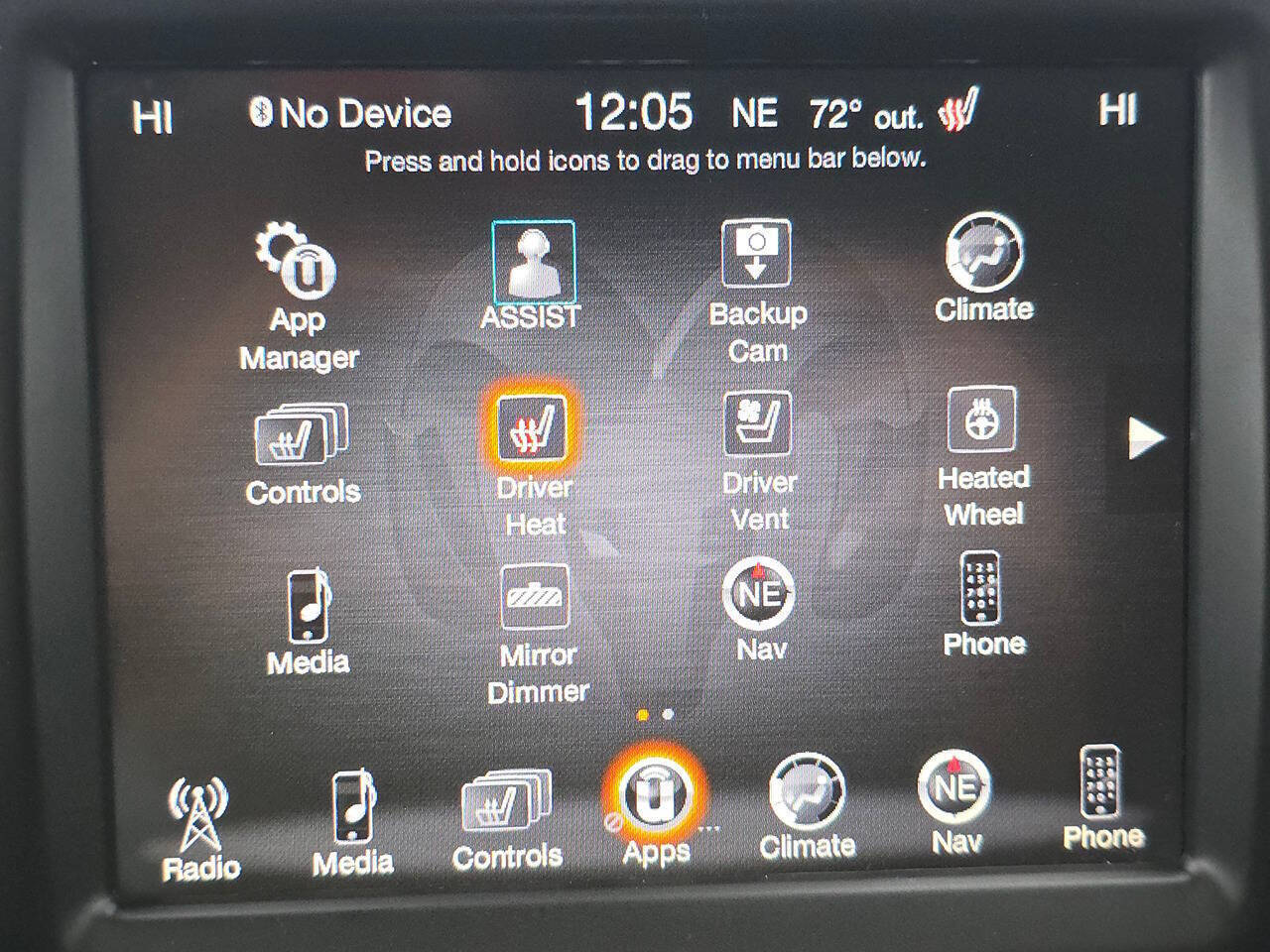 2017 RAM 1500 Night 4x4 4dr Crew Cab 5.5 ft. SB Pickup