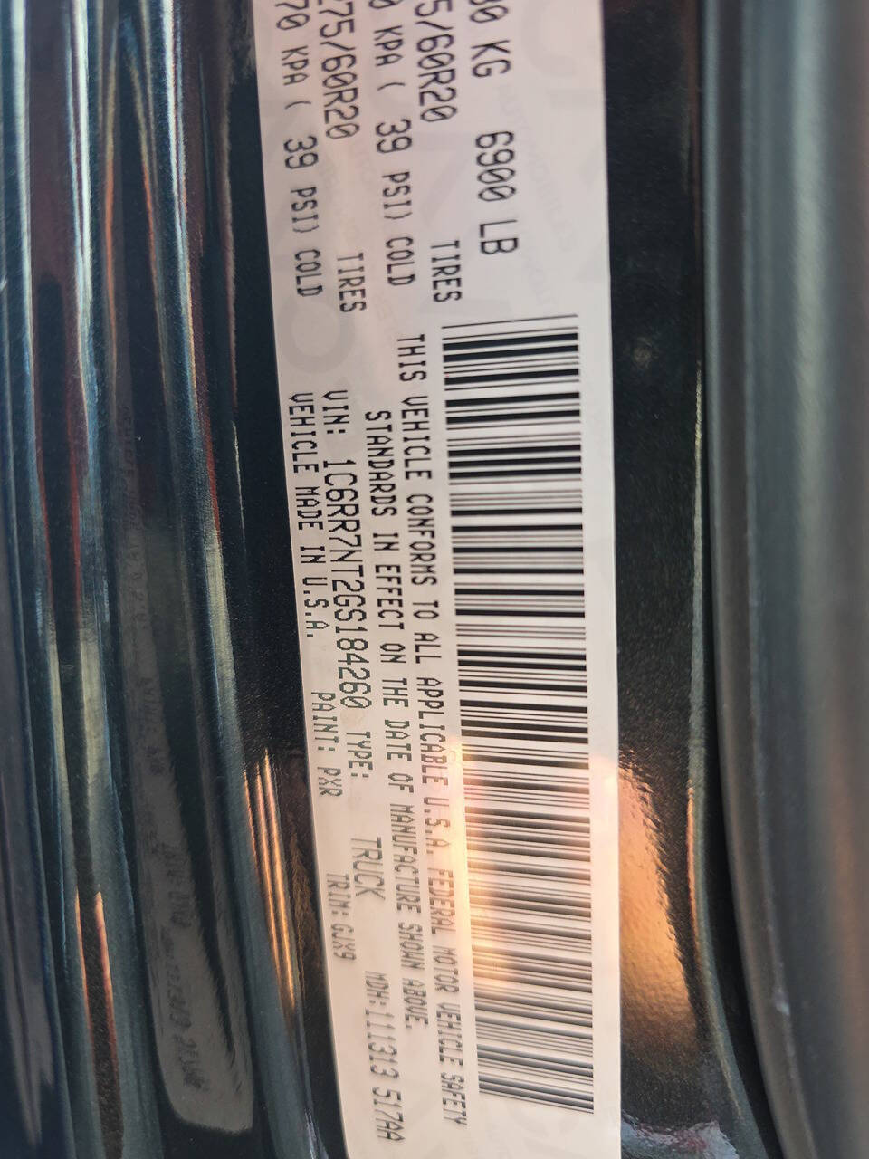 2016 RAM 1500 Laramie 4x4 4dr Crew Cab 5.5 ft. SB Pickup