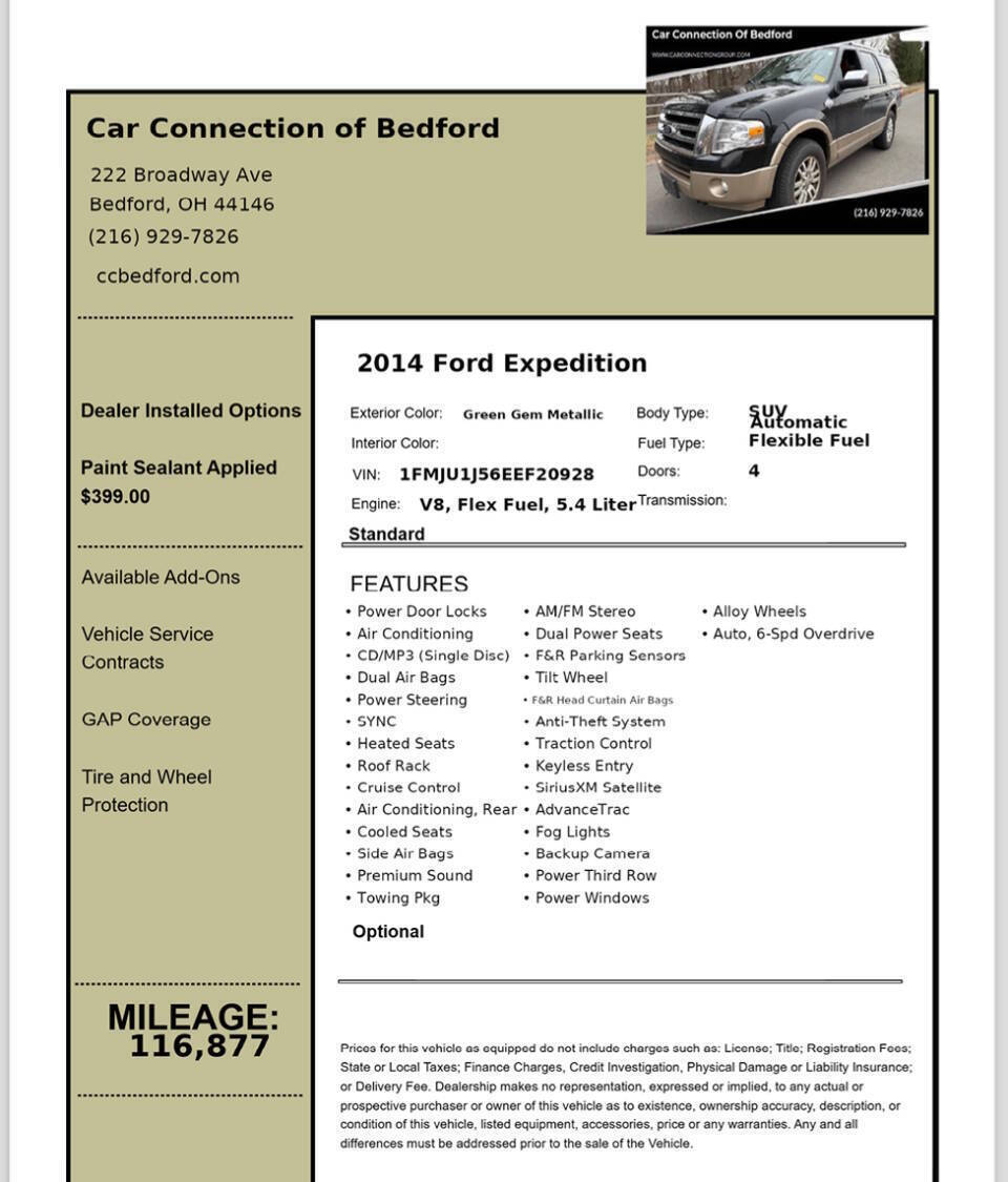 2014 Ford Expedition King Ranch 4x4 4dr SUV