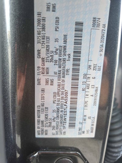 2020 Ford F-150 XL 4x4 4dr SuperCrew 5.5 ft. SB
