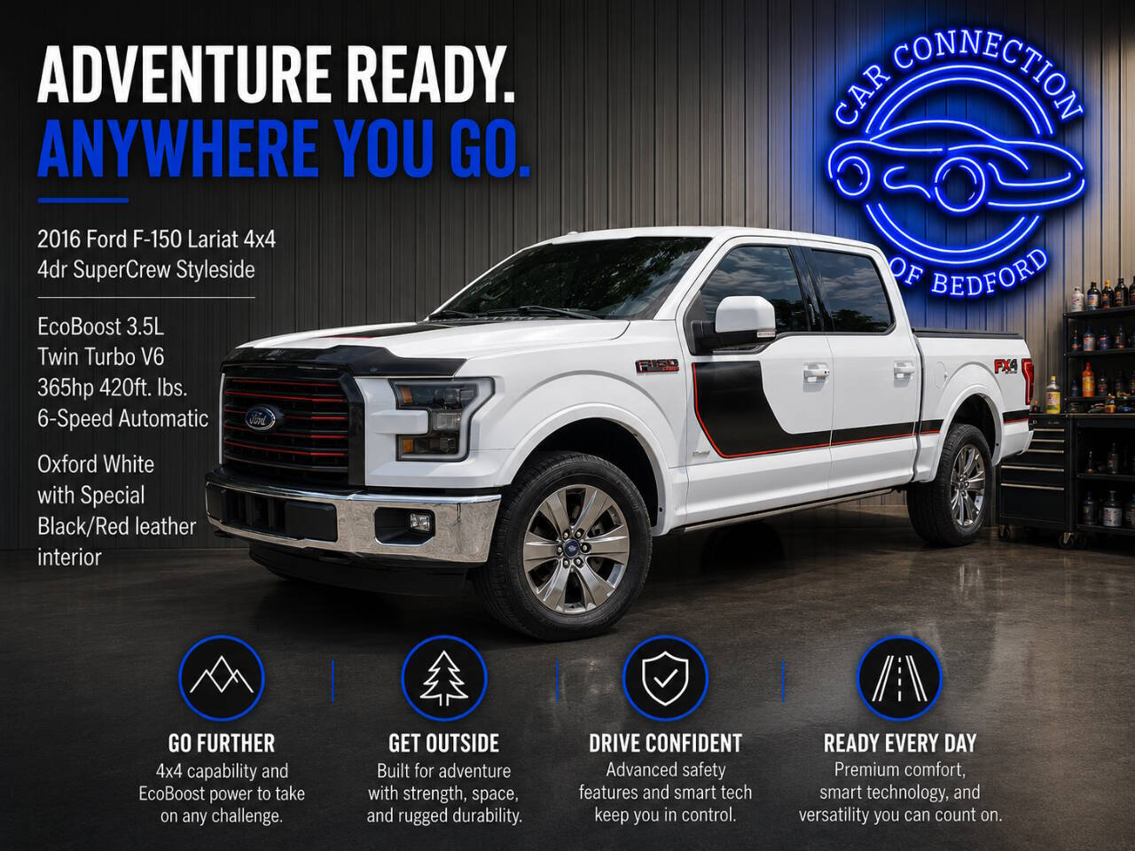 2016 Ford F-150 Lariat 4x4 4dr SuperCrew 5.5 ft. SB