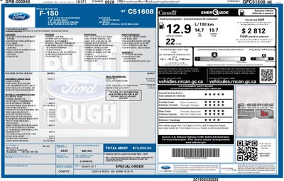 2016 Ford F-150 Lariat 4x4 4dr SuperCrew 5.5 ft. SB