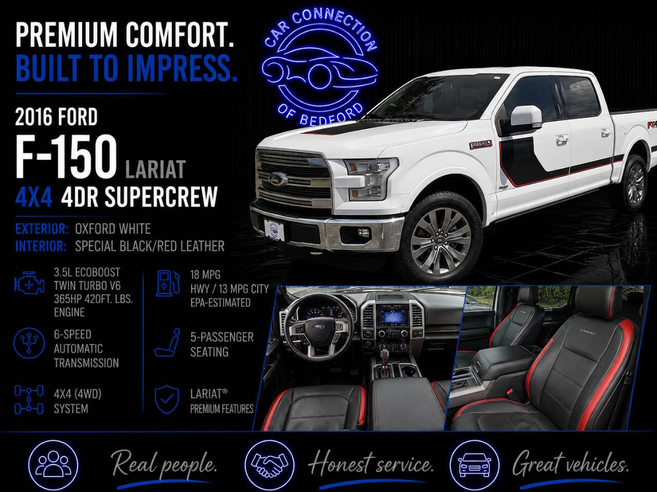 2016 Ford F-150 Lariat 4x4 4dr SuperCrew 5.5 ft. SB