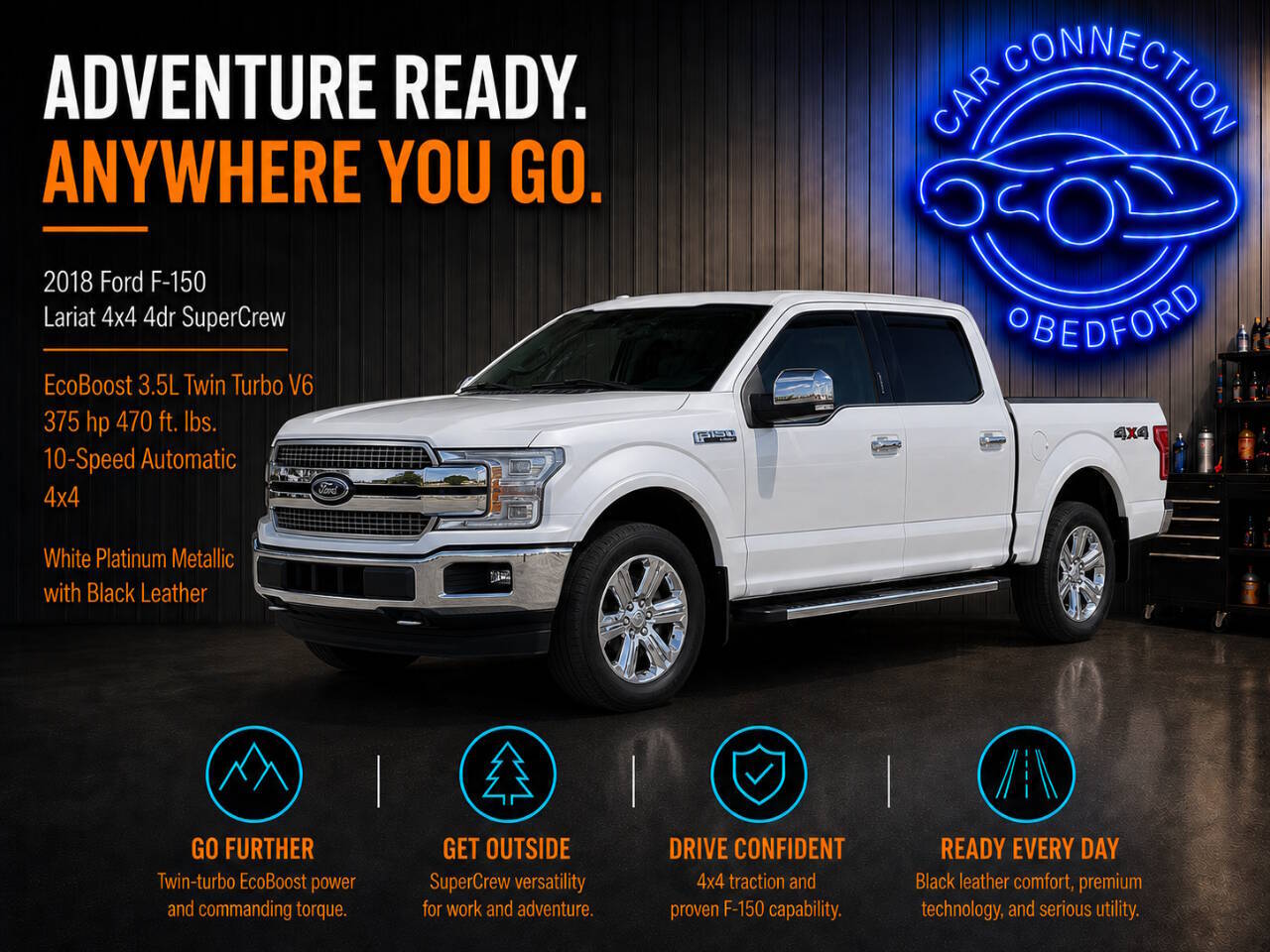 2018 Ford F-150 Lariat 4x4 4dr SuperCrew 5.5 ft. SB