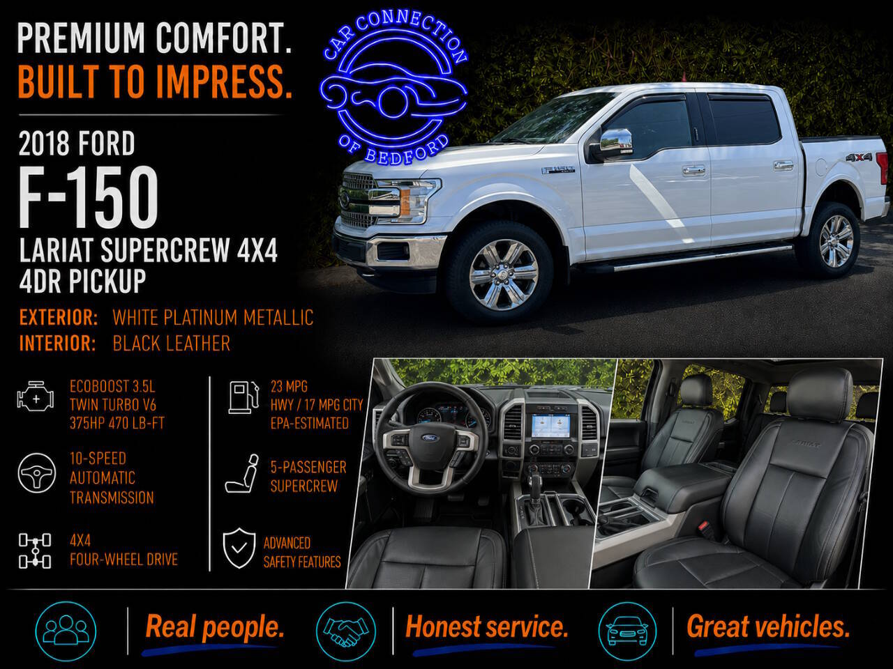 2018 Ford F-150 Lariat 4x4 4dr SuperCrew 5.5 ft. SB