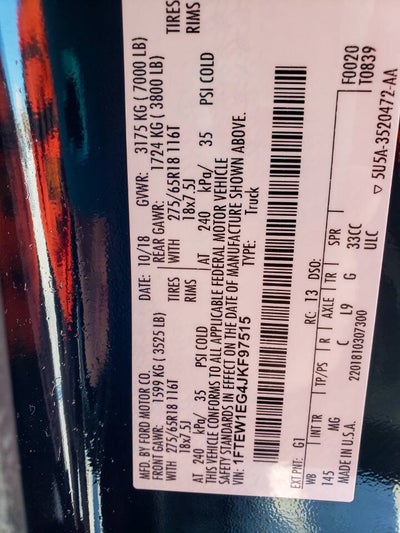 2018 Ford F-150 XLT 4x4 4dr SuperCrew 5.5 ft. SB