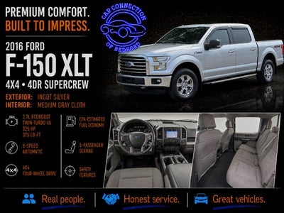 2016 Ford F-150 XLT 4x4 4dr SuperCrew 5.5 ft. SB