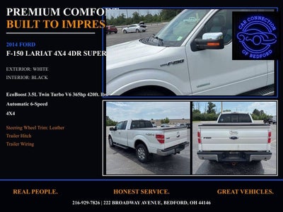 2014 Ford F-150 Lariat 4x4 4dr SuperCab Styleside 6.5 ft. SB
