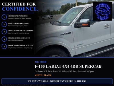 2014 Ford F-150 Lariat 4x4 4dr SuperCab Styleside 6.5 ft. SB