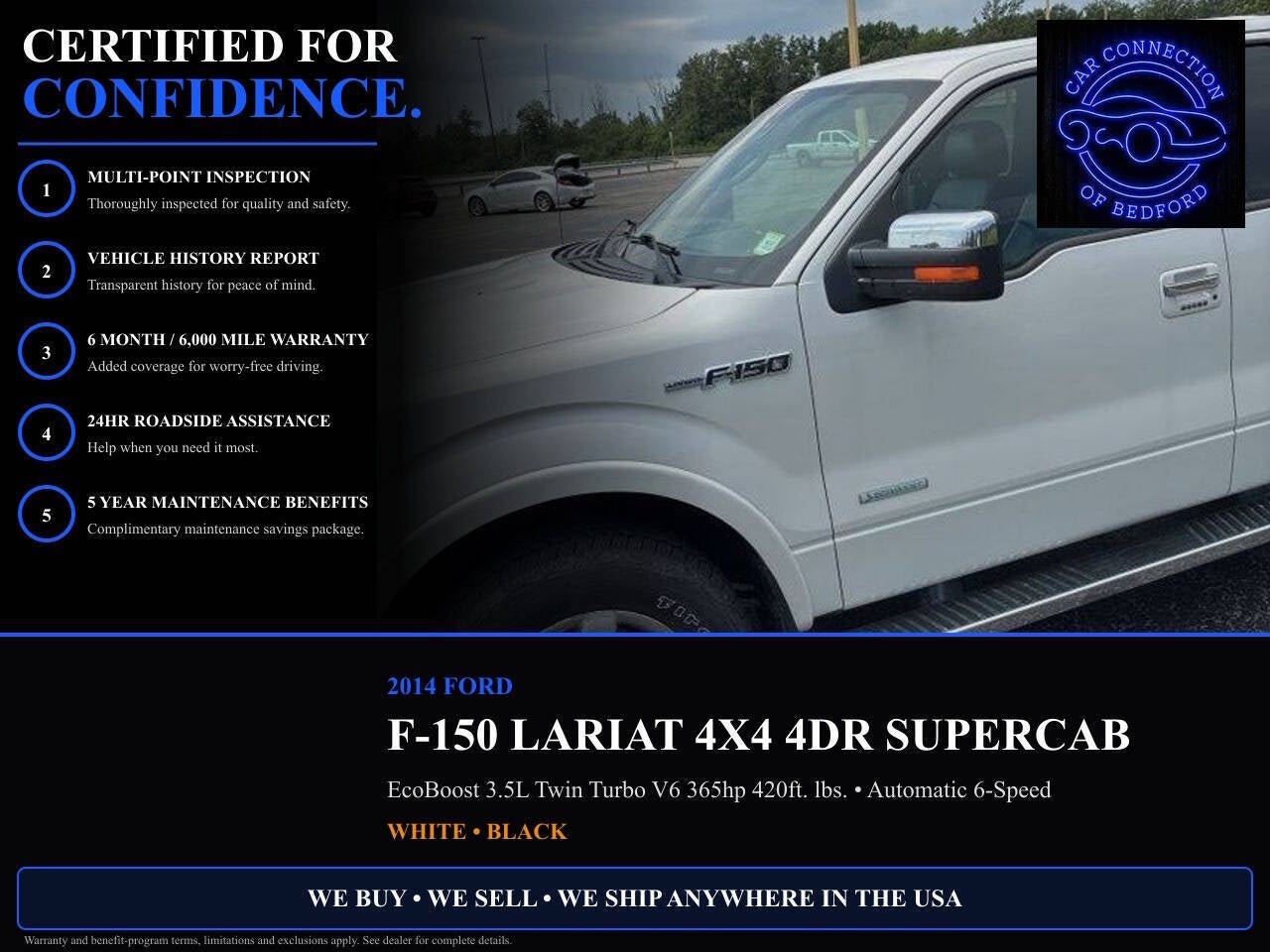 2014 Ford F-150 Lariat 4x4 4dr SuperCab Styleside 6.5 ft. SB