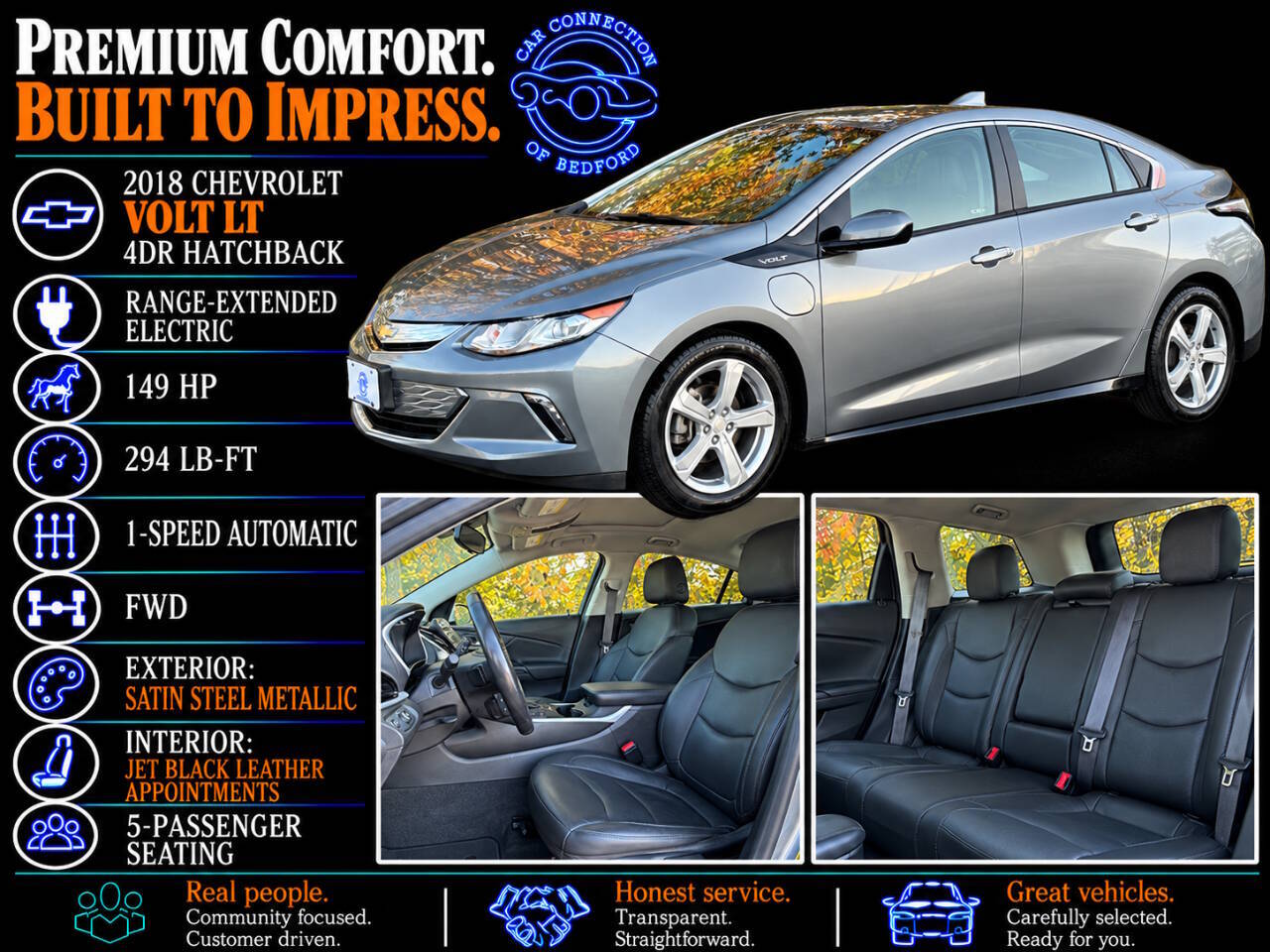 2018 Chevrolet Volt LT 4dr Hatchback