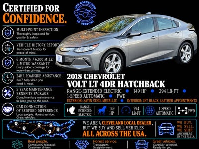 2018 Chevrolet Volt LT 4dr Hatchback