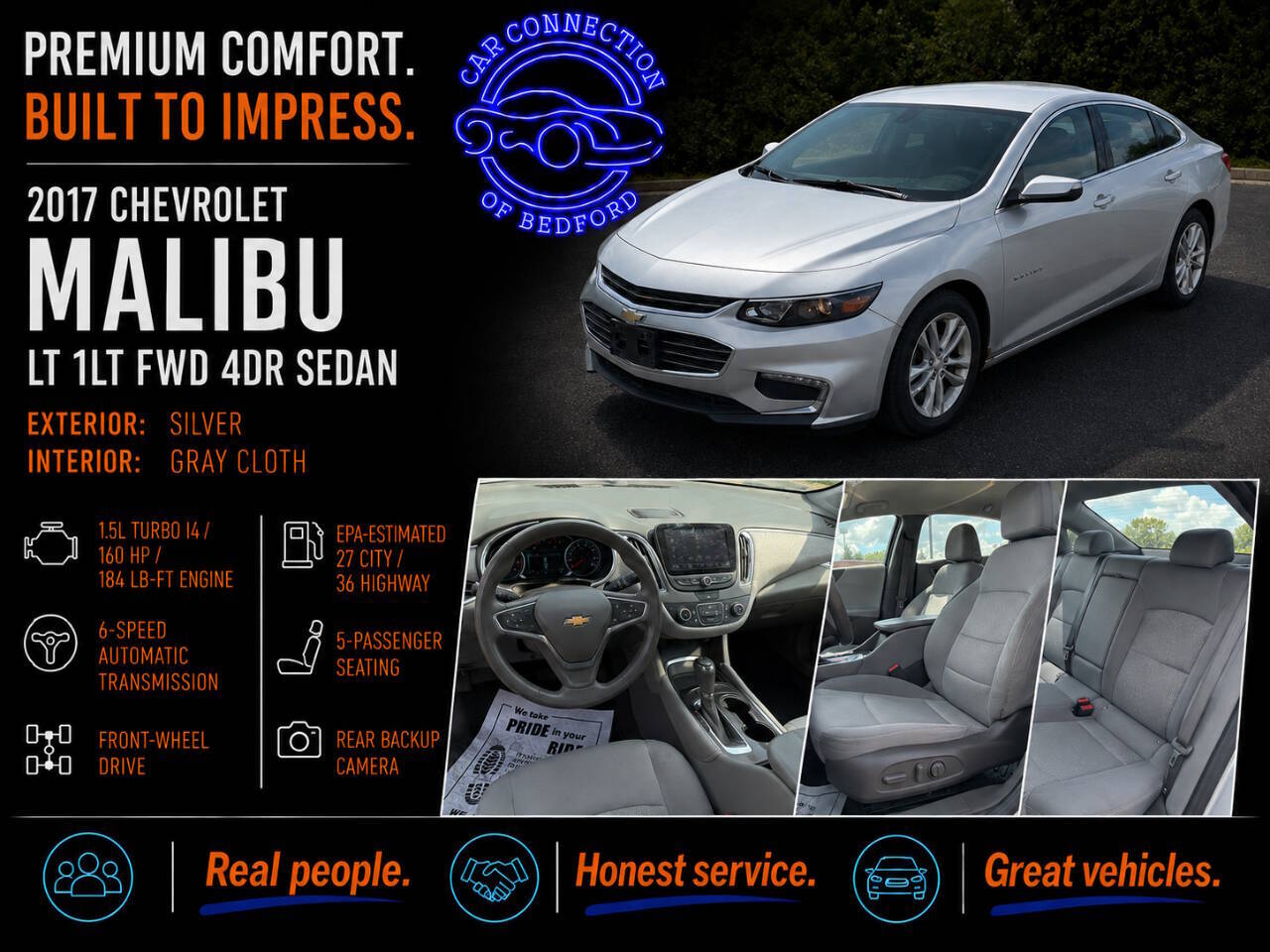 2017 Chevrolet Malibu LT 4dr Sedan