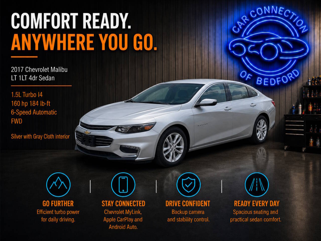 2017 Chevrolet Malibu LT 4dr Sedan