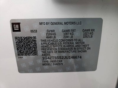 2018 Buick LaCrosse Avenir 4dr Sedan