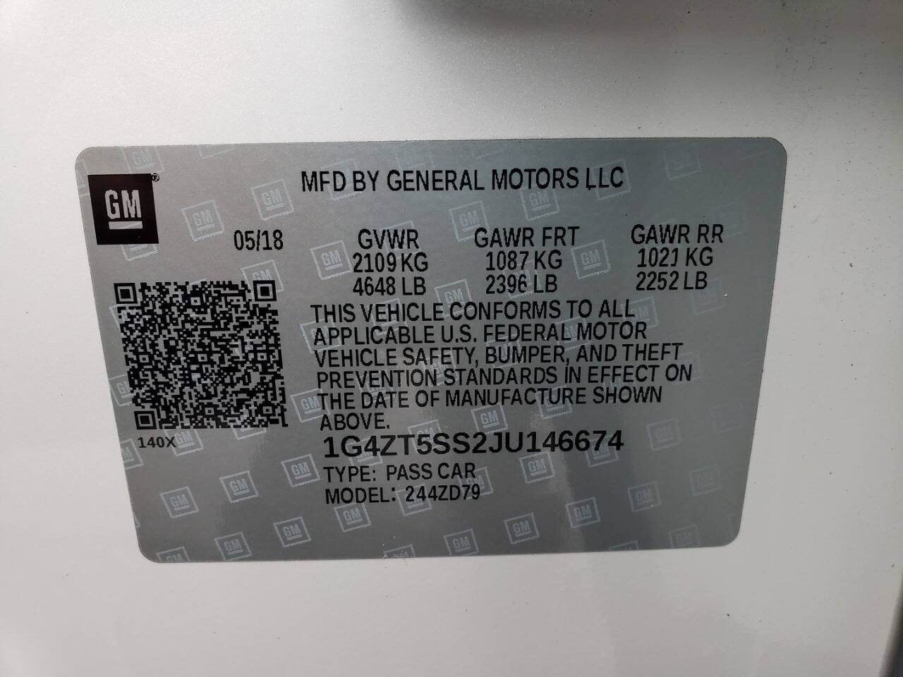 2018 Buick LaCrosse Avenir 4dr Sedan