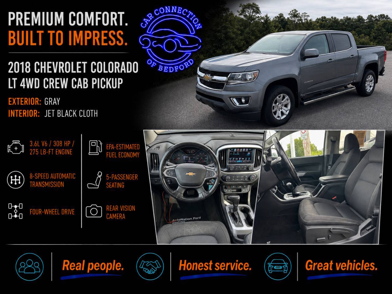 2018 Chevrolet Colorado LT 4x4 4dr Crew Cab 5 ft. SB