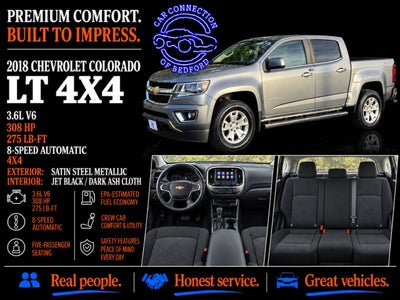 2018 Chevrolet Colorado LT 4x4 4dr Crew Cab 5 ft. SB