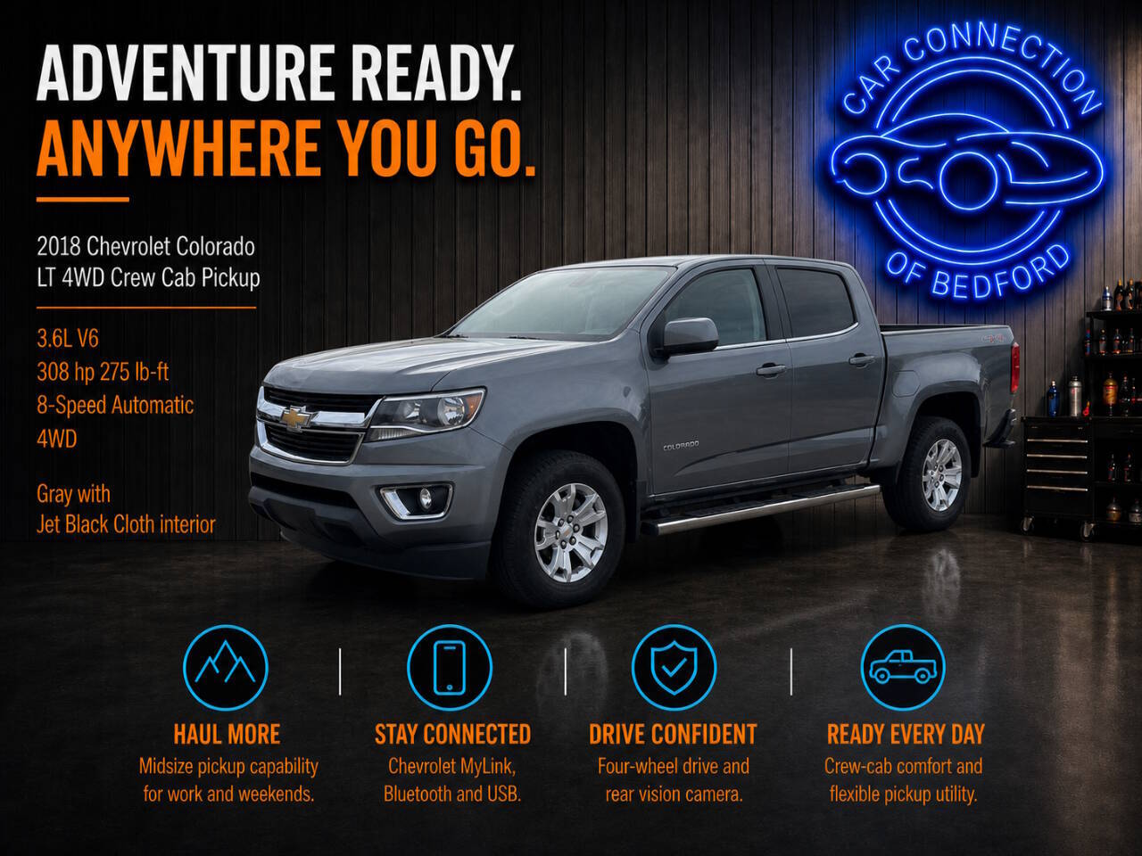 2018 Chevrolet Colorado LT 4x4 4dr Crew Cab 5 ft. SB