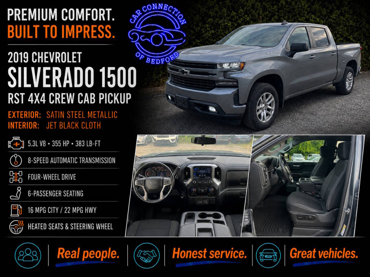 2019 Chevrolet Silverado 1500 RST 4x4 4dr Crew Cab 5.8 ft. SB