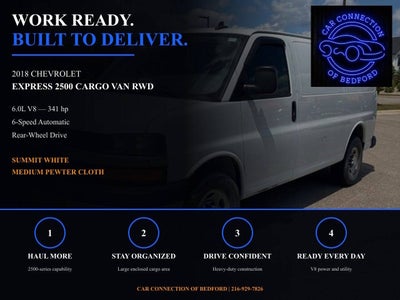 2018 Chevrolet Express 2500 3dr Cargo Van
