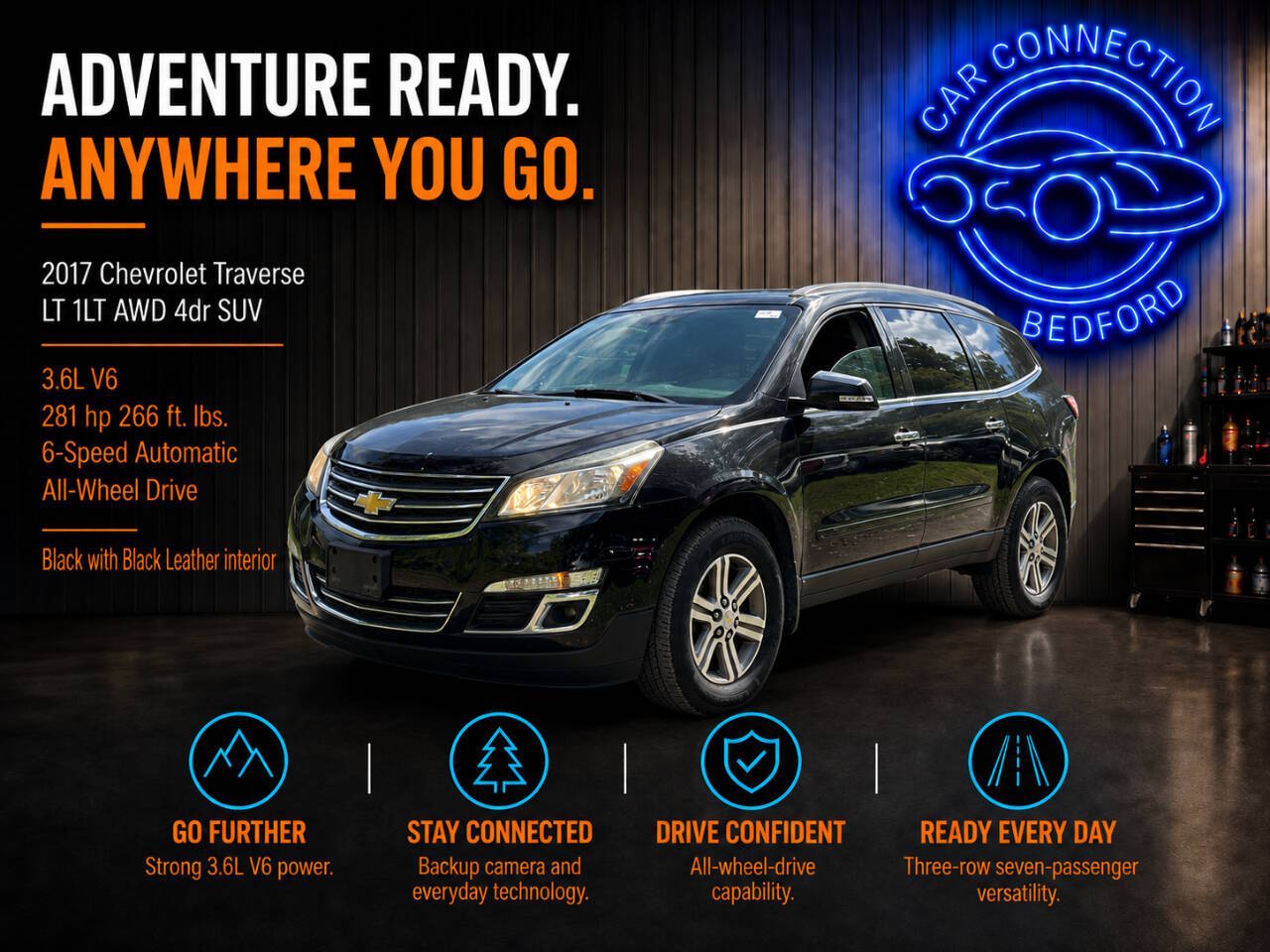 2017 Chevrolet Traverse LT AWD 4dr SUV w/1LT