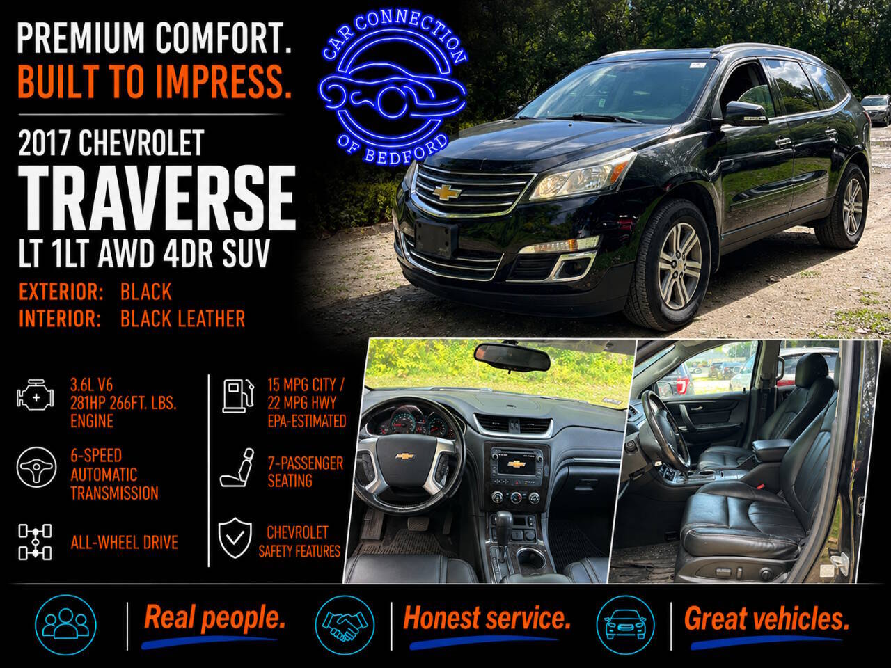 2017 Chevrolet Traverse LT AWD 4dr SUV w/1LT