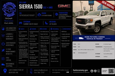 2014 GMC Sierra 1500 SLE 4x4 4dr Double Cab 6.5 ft. SB