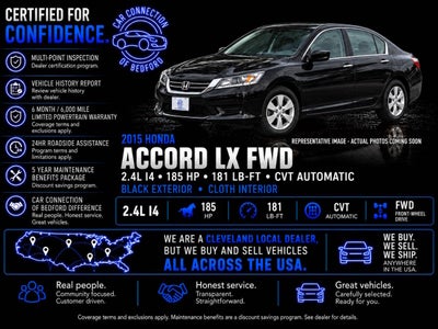 2015 Honda Accord LX 4dr Sedan CVT