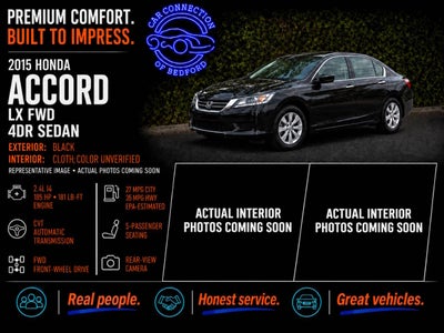 2015 Honda Accord LX 4dr Sedan CVT