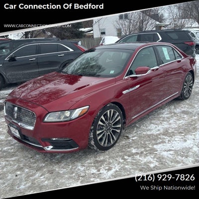 2017 Lincoln Continental Select AWD 4dr Sedan