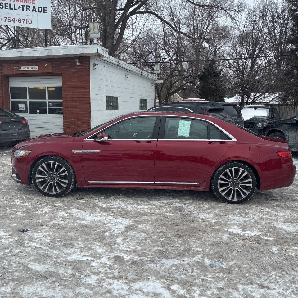 2017 Lincoln Continental Select AWD 4dr Sedan
