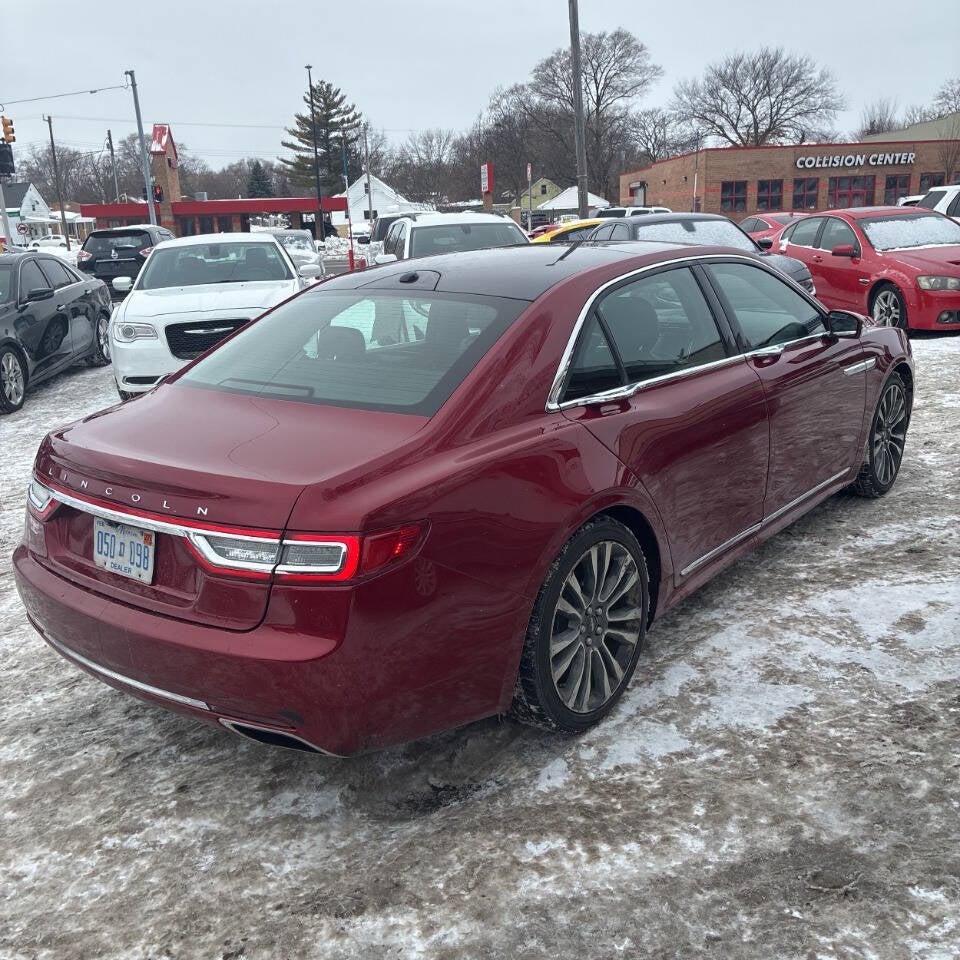 2017 Lincoln Continental Select AWD 4dr Sedan