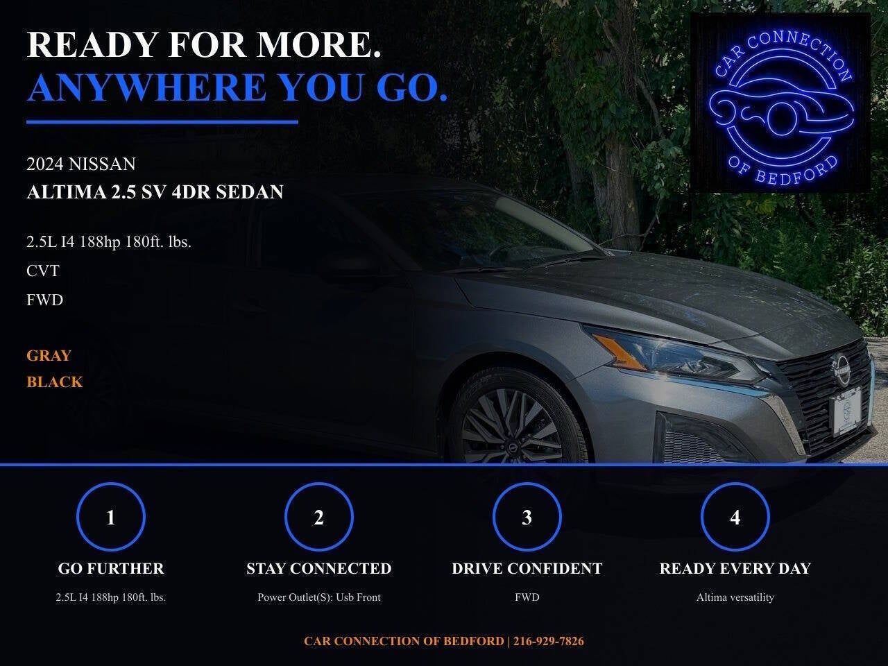 2024 Nissan Altima 2.5 SV 4dr Sedan