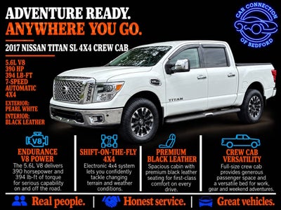 2017 Nissan Titan SL 4x4 4dr Crew Cab