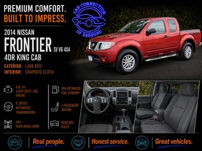 2014 Nissan Frontier SV V6 4x4 4dr King Cab 6.1 ft. SB Pickup 5A