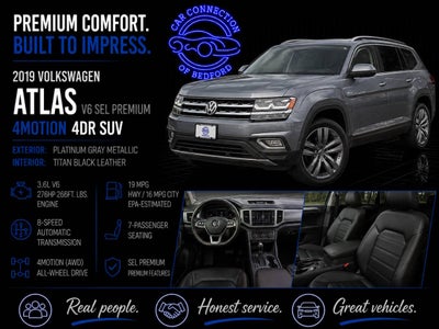 2019 Volkswagen Atlas V6 SEL Premium 4Motion AWD 4dr SUV