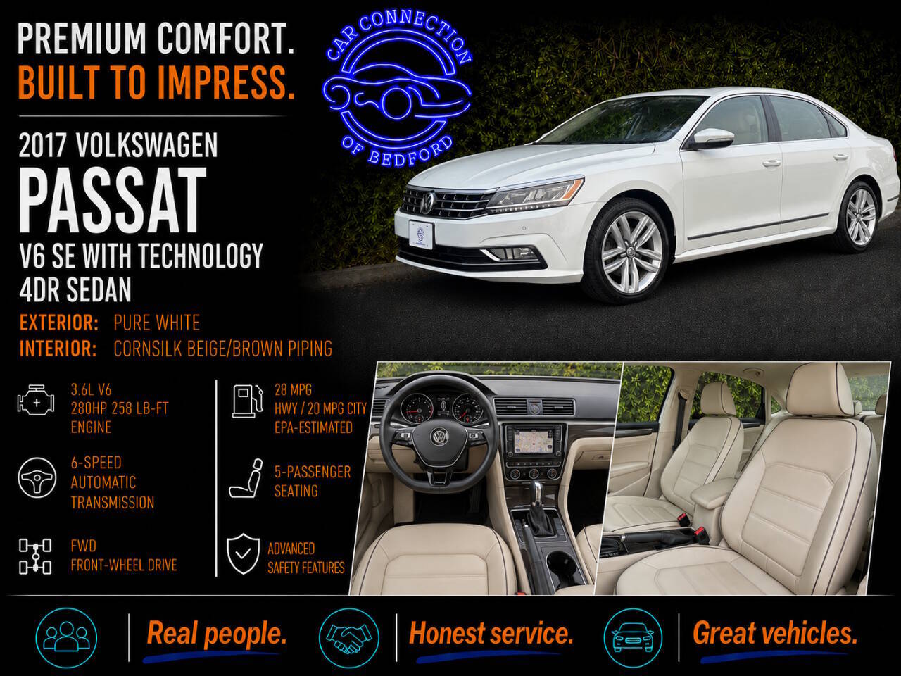 2017 Volkswagen Passat V6 SE 4dr Sedan w/Technology